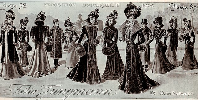 1890 ca , Asnières , FRANCE : The french fashion designer and and