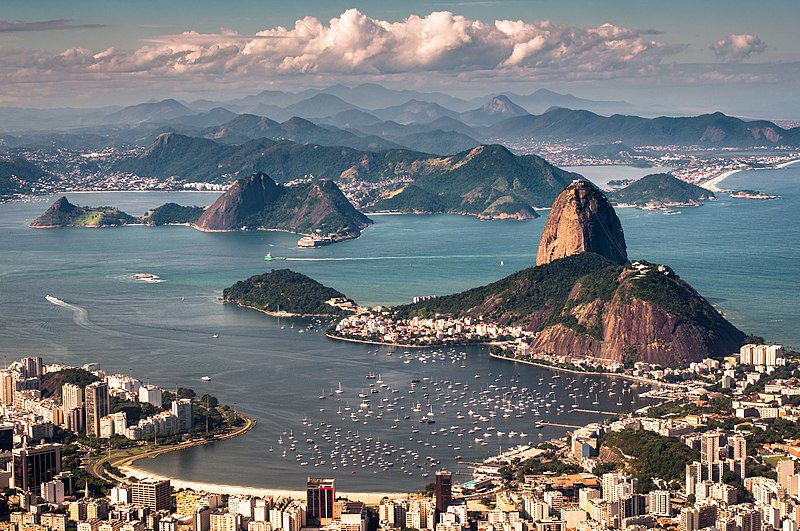 Sugarloaf Mountain View From Corcovado 1 