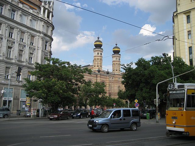A picture of Great Synagogue in Dohany Street, Budapest, Hungary