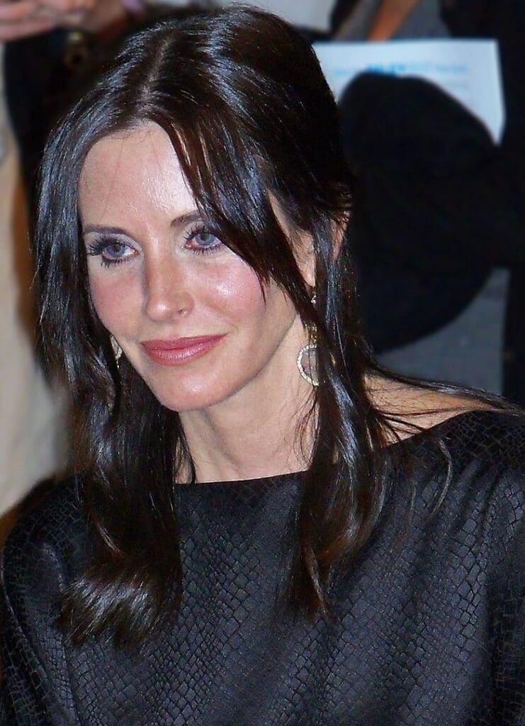 Courteney Cox at the PaleyFest panel for Cougar Town, March 2010.