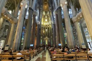 Sagrada Familia inside View Benches